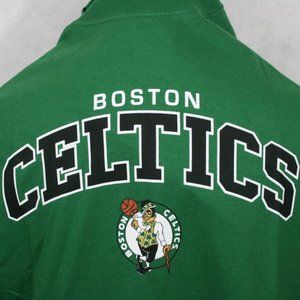 NBA Boston Celtics Kelly Green Cotton Tee Shirt SZ L EUC